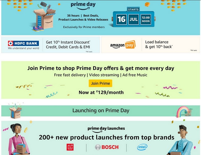 Amazon Prime Day to Start July 16 With Mega Deals, New Launches and More