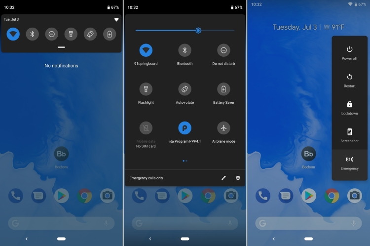 Android P Beta 3 Dark Mode Featured