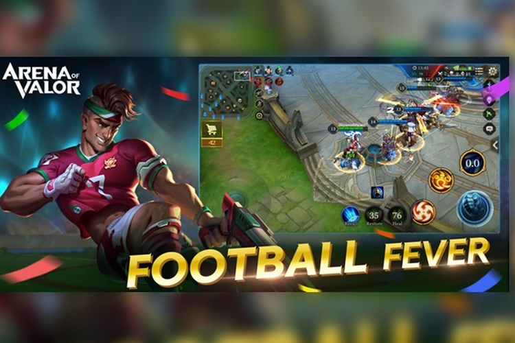 Arena of Valor Football Fever website