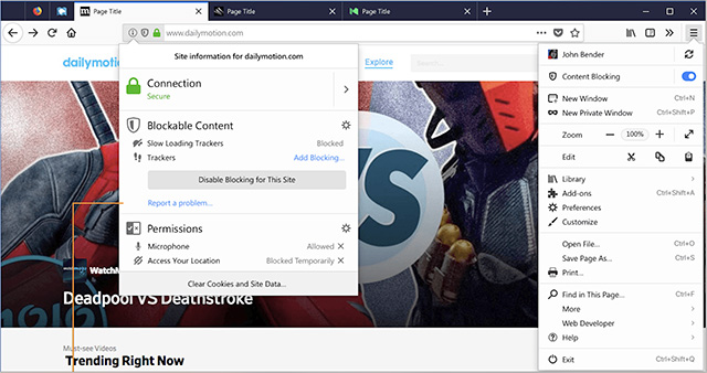 Firefox Will Let Users Block Tracking Protection Selectively With October Update