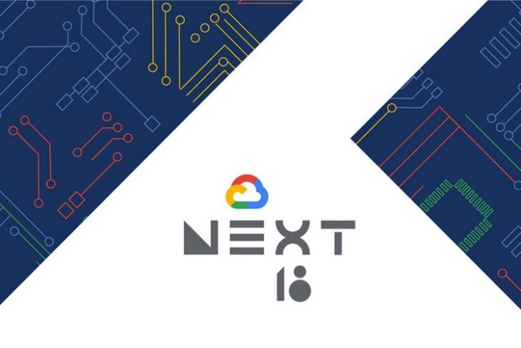 Google Cloud Next18 website