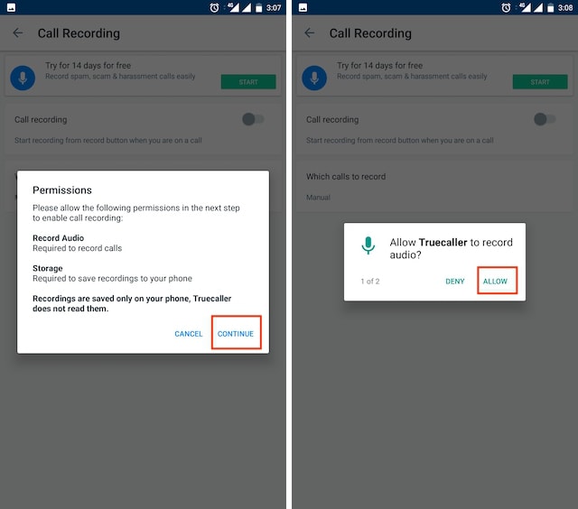How to Record Calls Using Truecaller on Android Beebom