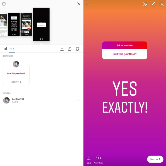 Instagram Adds Question Stickers to Stories, and It Makes Very Little Sense