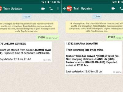 MakeMyTrip WhatsApp Train Status featured