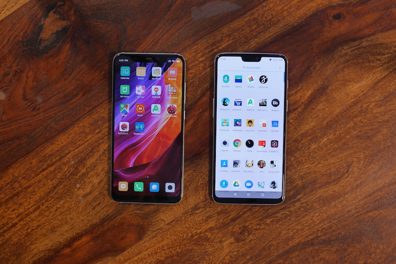 Mi 8 vs OnePlus 6 Software 1