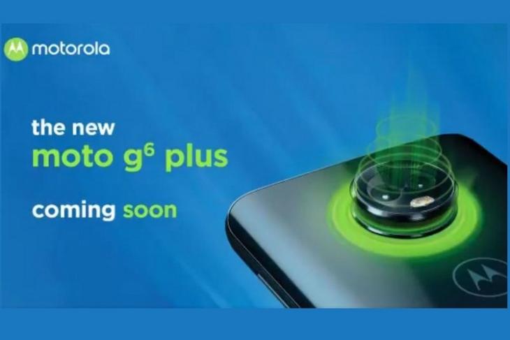 Moto G6 Plus Teaser website