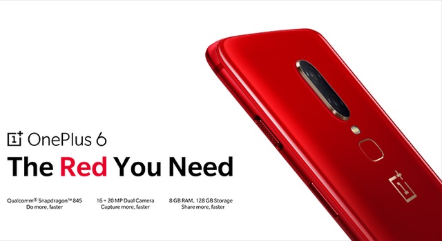 OnePlus Announces OnePlus 6 Red; To Go On Sale Later This Month