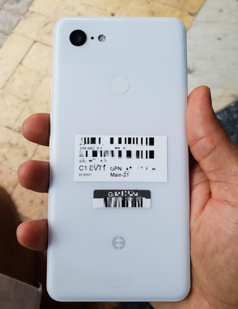 Pixel 3 XL White Variant Leaked, and You Don’t Wanna See It