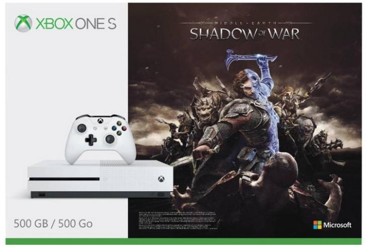 Xbox One S Shadow of War website