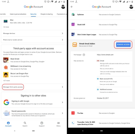 Here’s How You Can Check And Revoke Third-Party App Access To Your Gmail