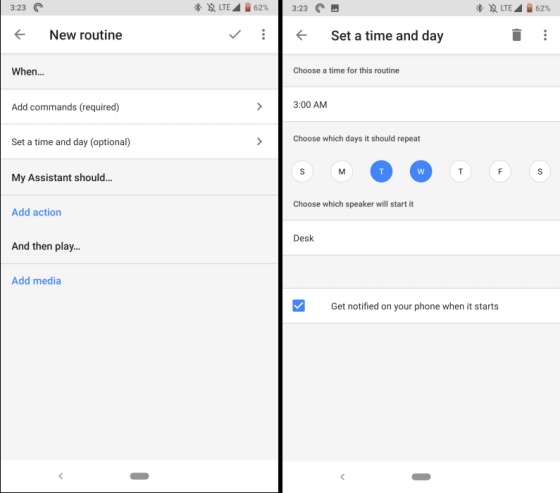 You Can Now Schedule Custom Routines For Google Assistant