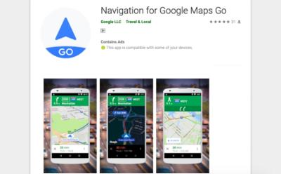 google maps go nav