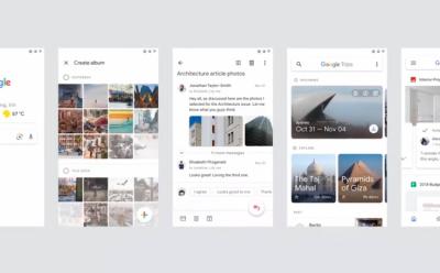 google redesigned UI all apps featured