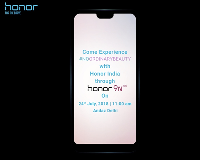 Honor 9N With Notch to be Launched in India on July 24, Likely to be Priced Under Rs. 15,000