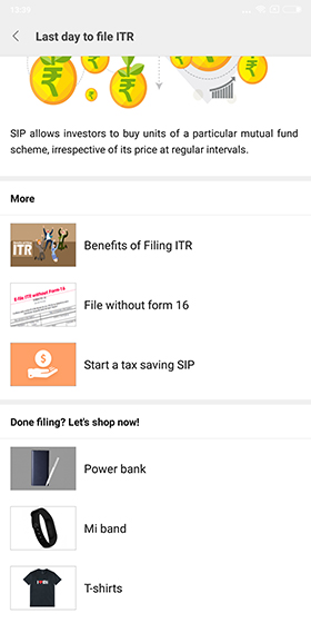 Your Xiaomi Smartphone Will Help You File Income Tax Return Before Due Date