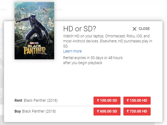 Rent Blockbuster Films at Just Rs 20 on Google Play Movies