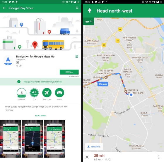 Google Maps Go Finally Gets Navigation Features, But There’s A Catch
