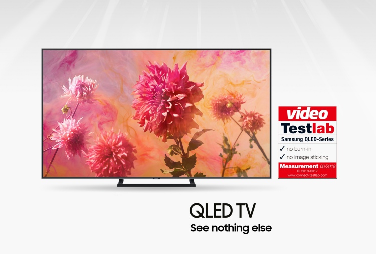 samsung qled tv burn-in test featured