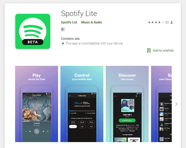 Spotify Lite Arrives on Android With Limited Features, Data Limits