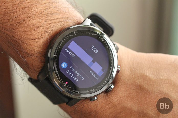 amazfit stratos sleep tracker