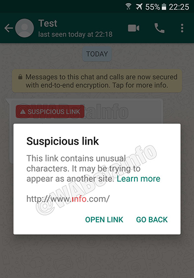 WhatsApp Will Soon Notify You About Insecure Links