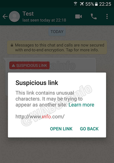 WhatsApp Akan Segera Memberitahu Anda Tentang Tautan yang Berpotensi Tidak Aman