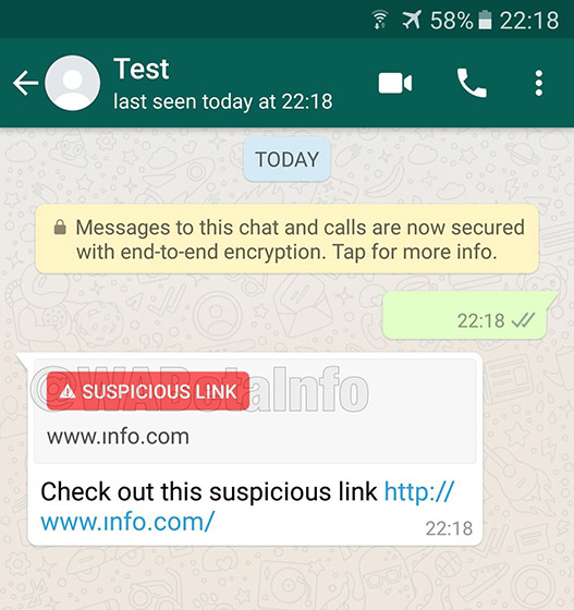 WhatsApp Akan Segera Memberitahu Anda Tentang Tautan yang Berpotensi Tidak Aman