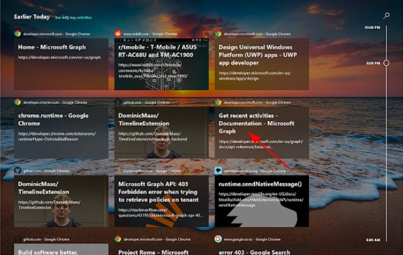 Chrome and Firefox Get Windows 10 Timeline Support Via Third-party Extension