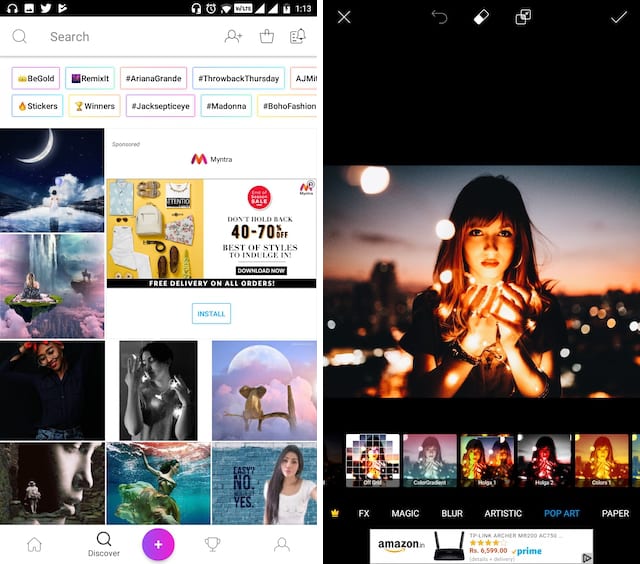 4. PicsArt Photo Studio