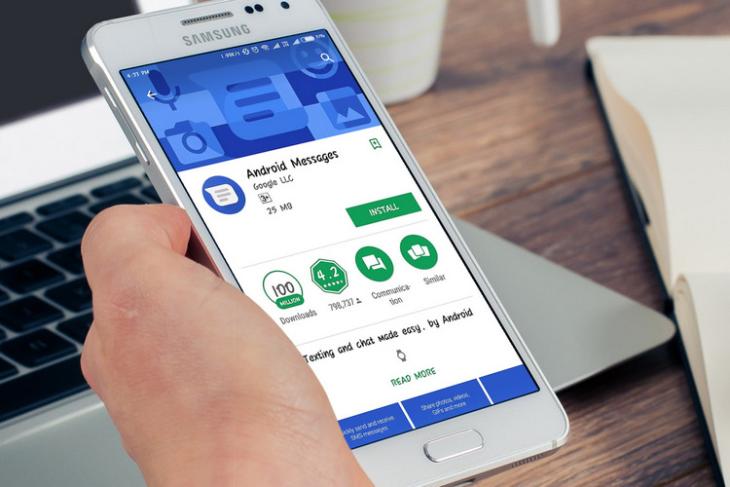 Android Messages website