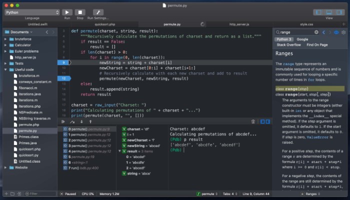 best code editor for mac