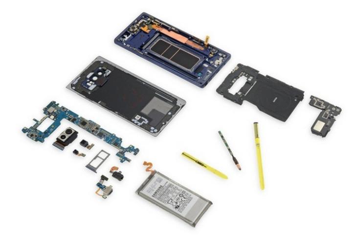Galaxy Note 9 iFixit website