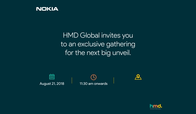 HMD Global Announces New Delhi Event For August 21; Nokia 6.1 plus Expected