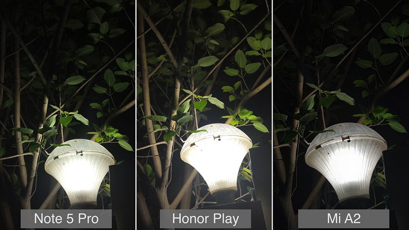 Honor Play vs Redmi Note 5 Pro vs Mi A2 Camera 6