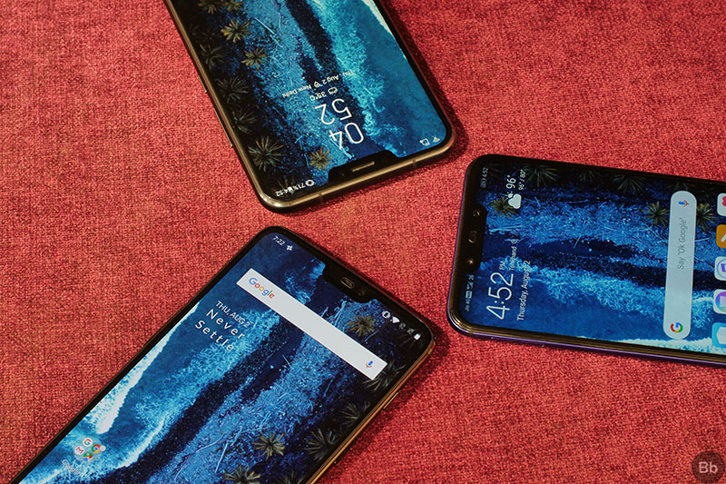 Huawei Nova 3 vs OnePlus 6 vs ZenFone 5Z