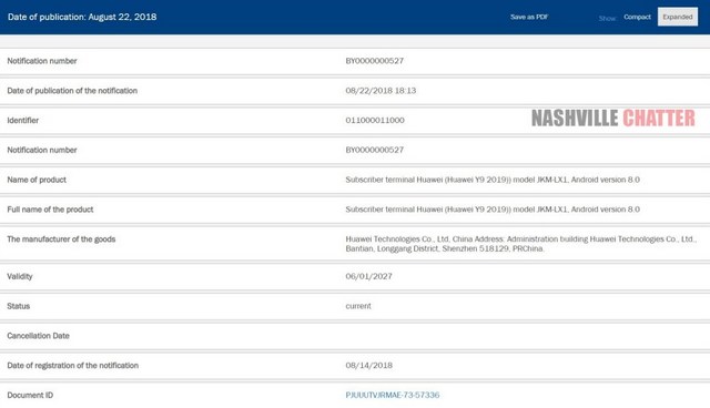 Huawei Mate 20, Mate 20 Pro, Y9 (2019) Certified Ahead of October Launch