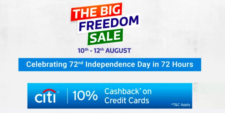 Flipkart Announces ‘Big Freedom Sale’ To Take on Amazon, Runs From August 10-12