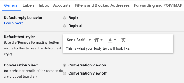 gmail conversation view