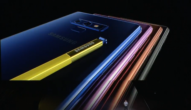 galaxy note 9 colors