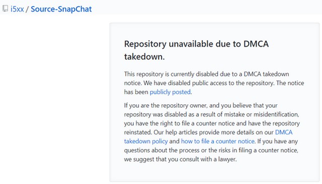 Snapchat Source Code Posted on GitHub; Taken Down Soon After
