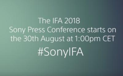Sony IFA 2018 Featured