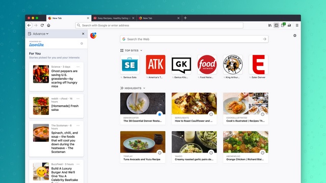 Firefox’s Advance Extension Offers Recommendations Based on Your Browsing History