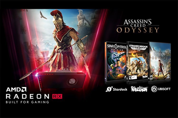 AMD is Giving Assassin’s Creed Odyssey, Star Control: Origins and Strange Brigade Free With Radeon RX GPU