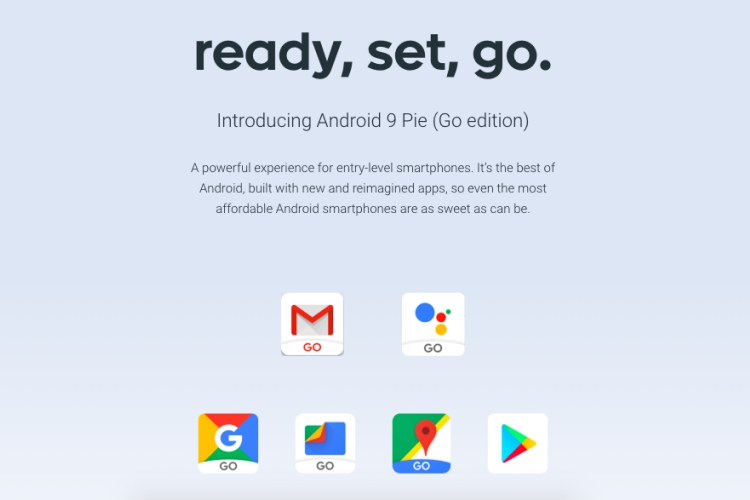 android 9 pie go edition