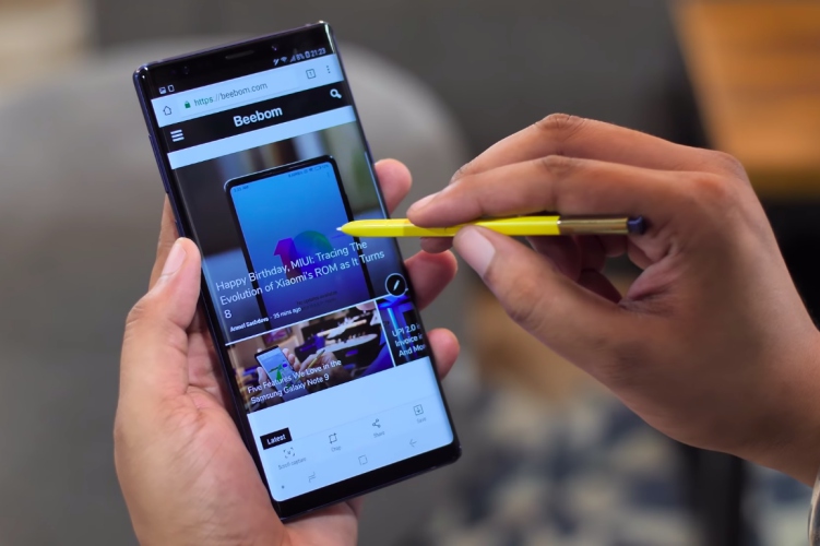 samsung note 9 animated home screen