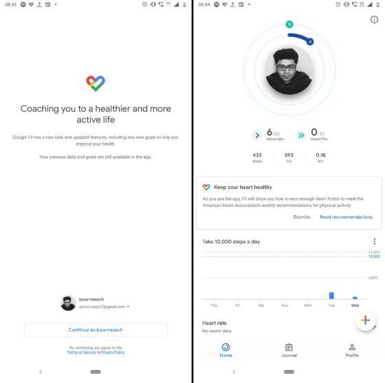 Google Fit Gets Material Theme Redesign and New Heart Points, Move ...