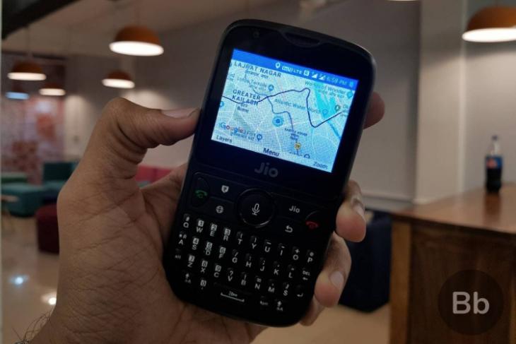 jiophone 2 google maps featured