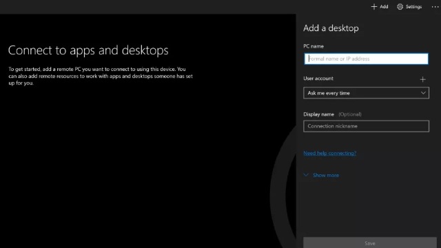 microsoft remote desktop assistant windows 10 download