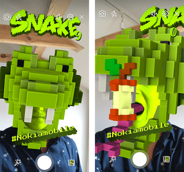 You Can Now Play Nokia's Iconic Snake Game On Facebook's Augmented Reality  Platform