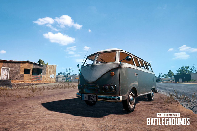 iconic pubg van used to distribute free ice cream and merchandise in england